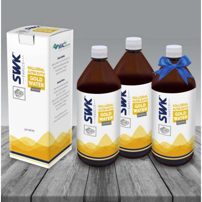 3'lü Avantaj Paket Kolloidal Altın Suyu 500 ppm 500 ML