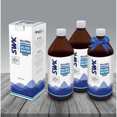 3'lü Avantaj Paket Kolloidal Gümüş Suyu 500 ppm 1000 ML