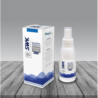 Kolloidal Gümüş Cilt Temizleme Bakım Solüsyonu 80 PPM